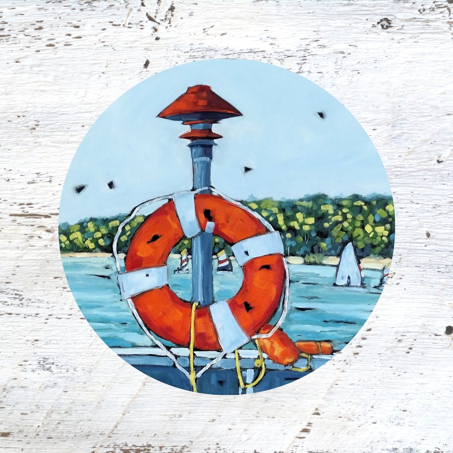 Rubber Grip Jar Opener -Sailing Through the Summer Along the Eastern Shoreline