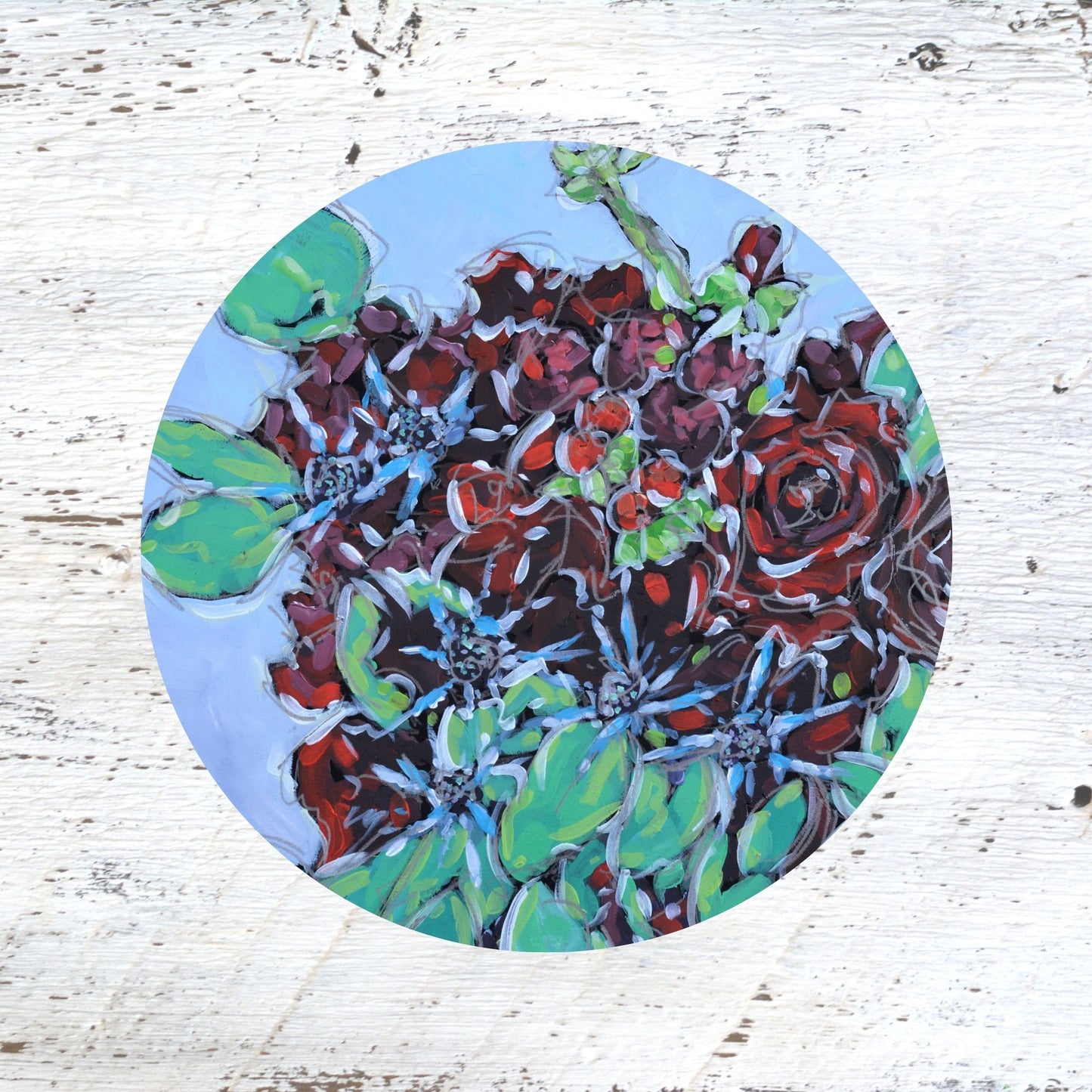 Rubber Grip Jar Opener -Holiday Bloom