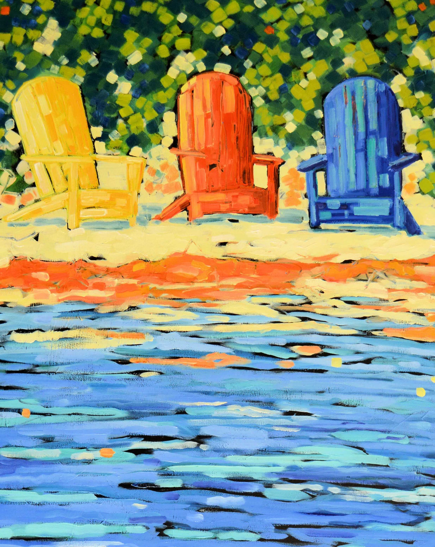 Summer's Pleasure Print on Paper- Wall Art