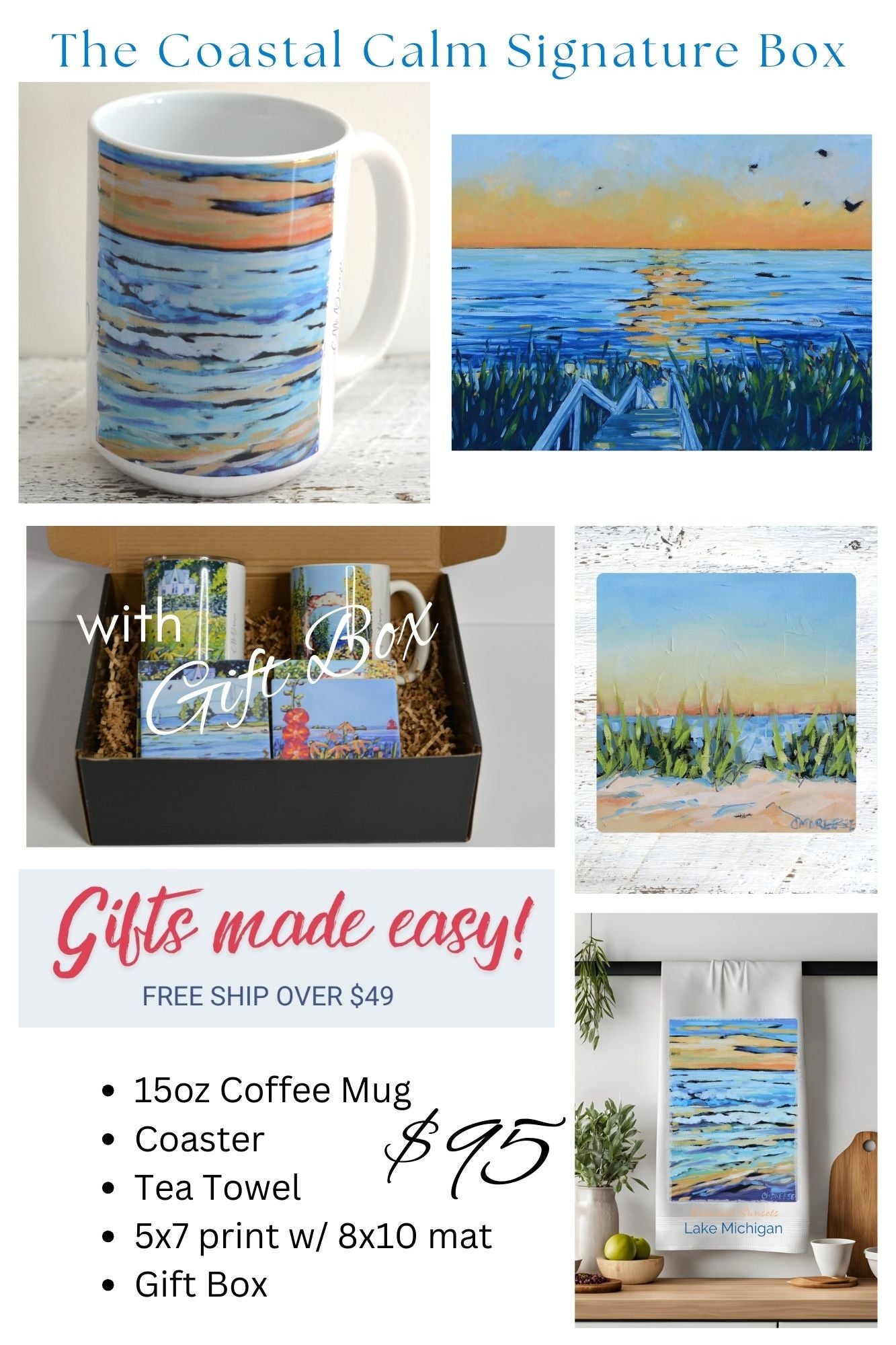 Coastal Calm Gift Box Set