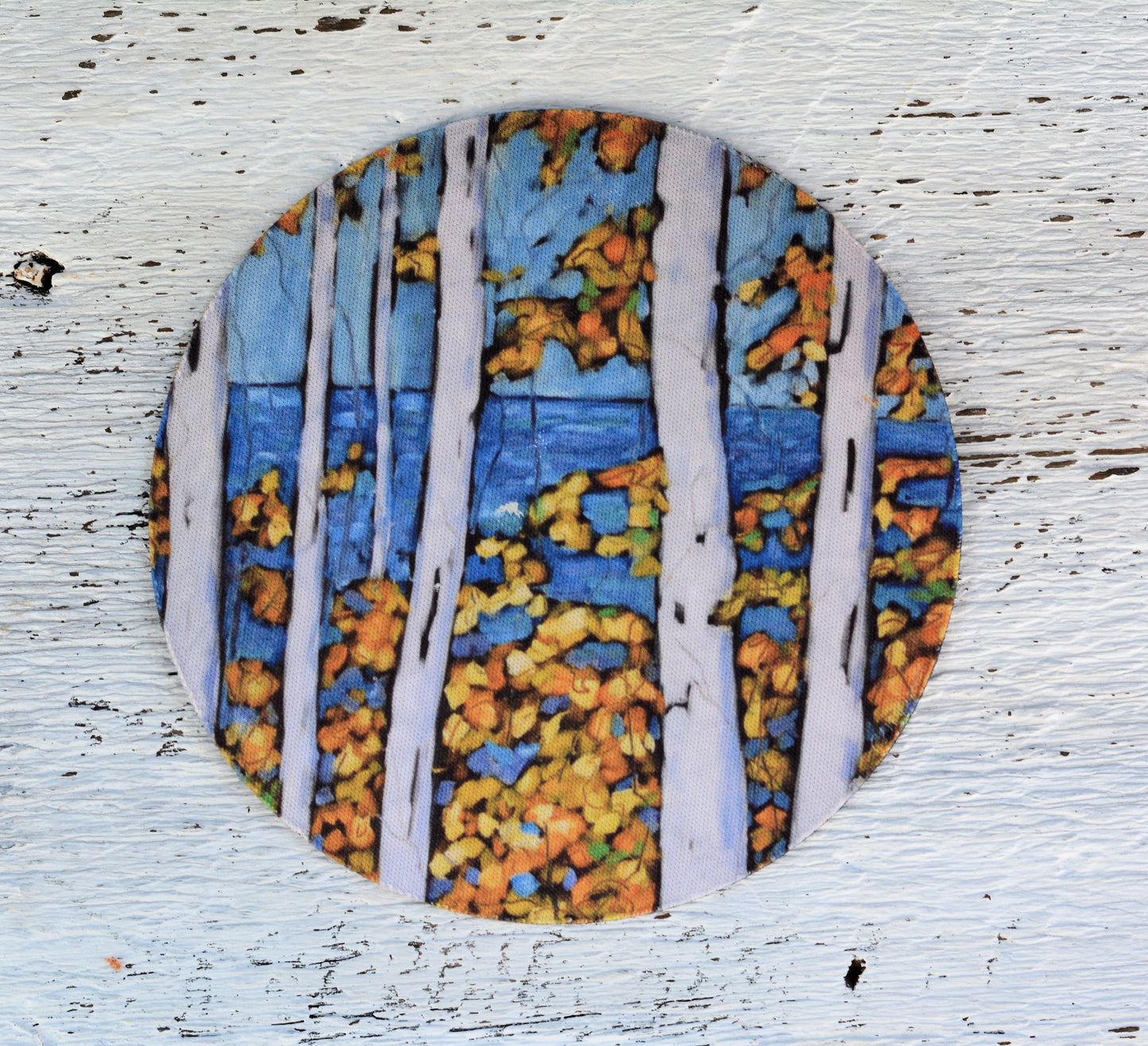 Rubber Grip Jar Opener -Birch Trees