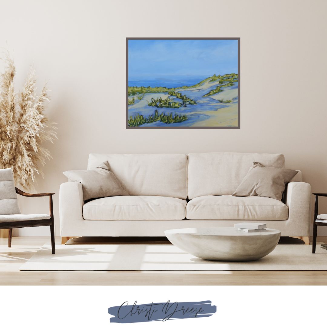 "Summer Along the Shore" Original Oil Painting | Christi Dreese