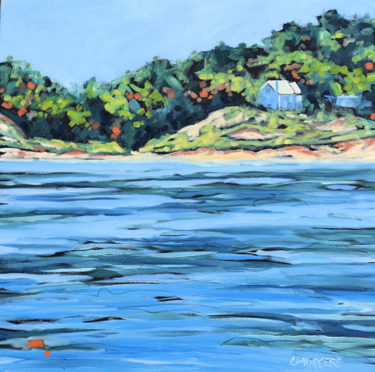 "The Shores of Lake Michigan" Giclee Print on Paper or Canvas. Michigan Artist Christi Dreese