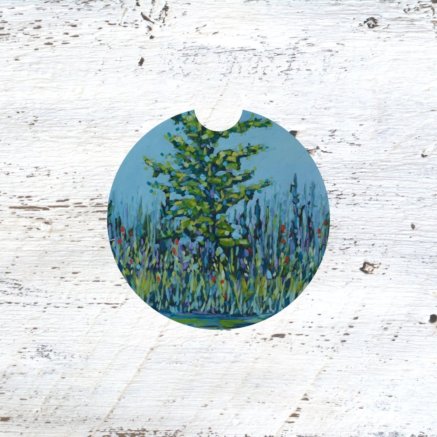 Car Coaster: Still Waters, Wild Spirit. Artist Christi Dreese