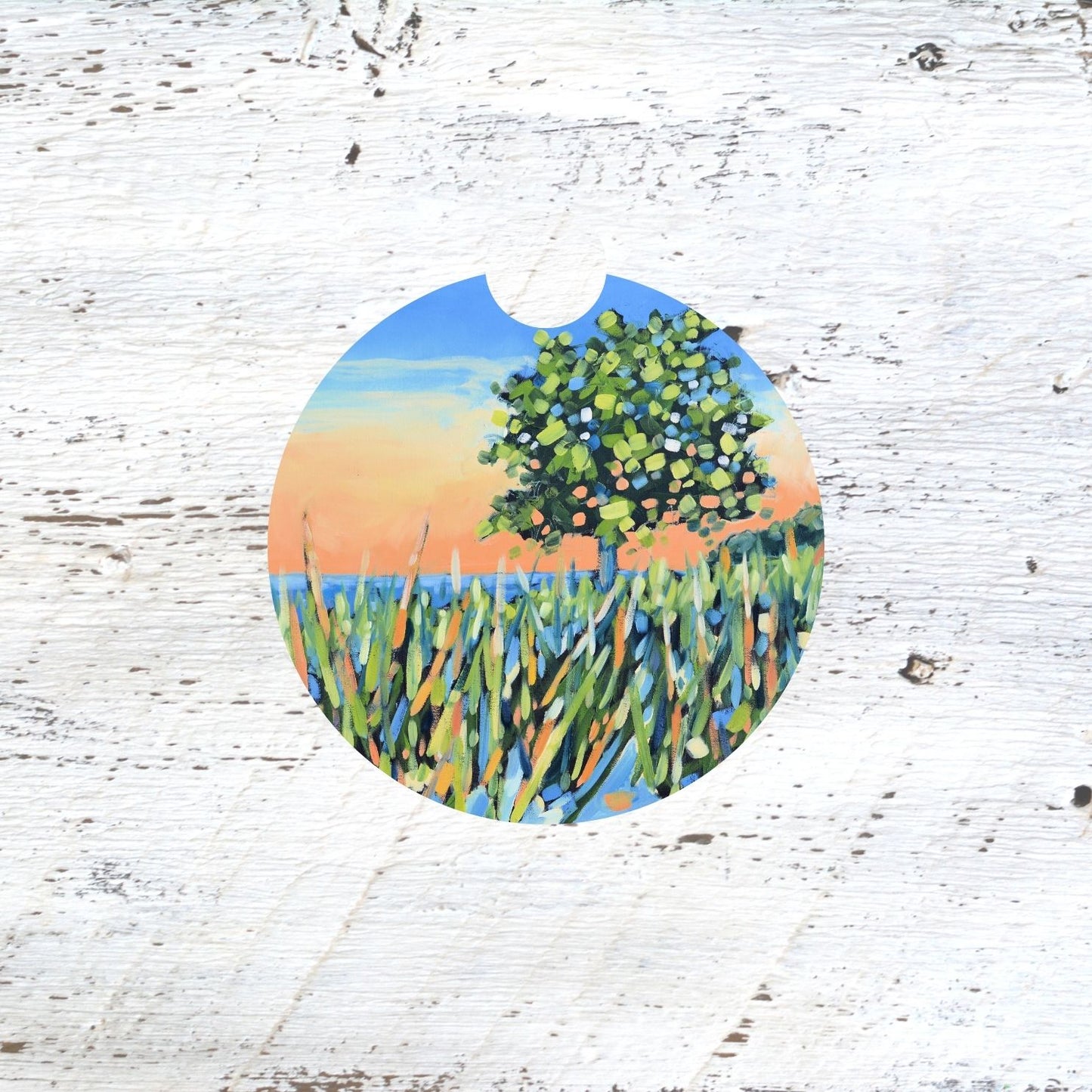 Car Coaster: A Time To Unwind. Artist Christi Dreese