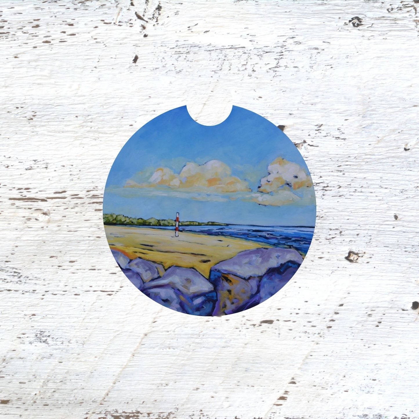 Car Coaster: Every Summer Has A Story. Artist Christi Dreese