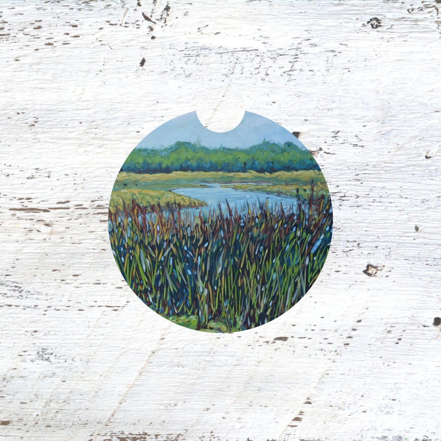 Car Coaster: Journeys Have Secret Destinations. Artist Christi Dreese