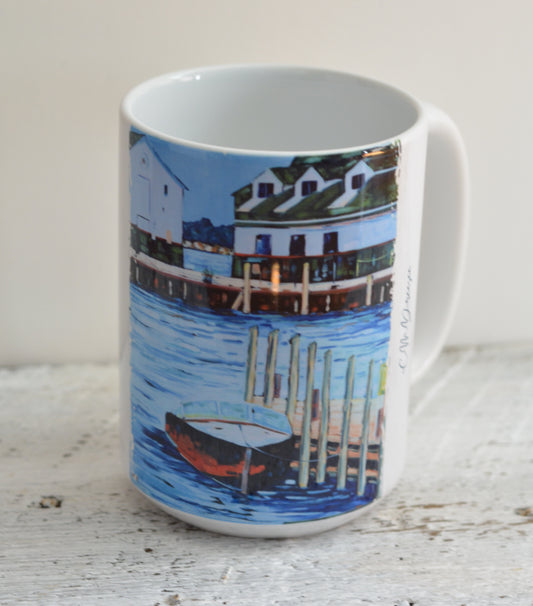 11 oz. and 15 oz Coffee Cup - Boat Stories Mackinac Island.