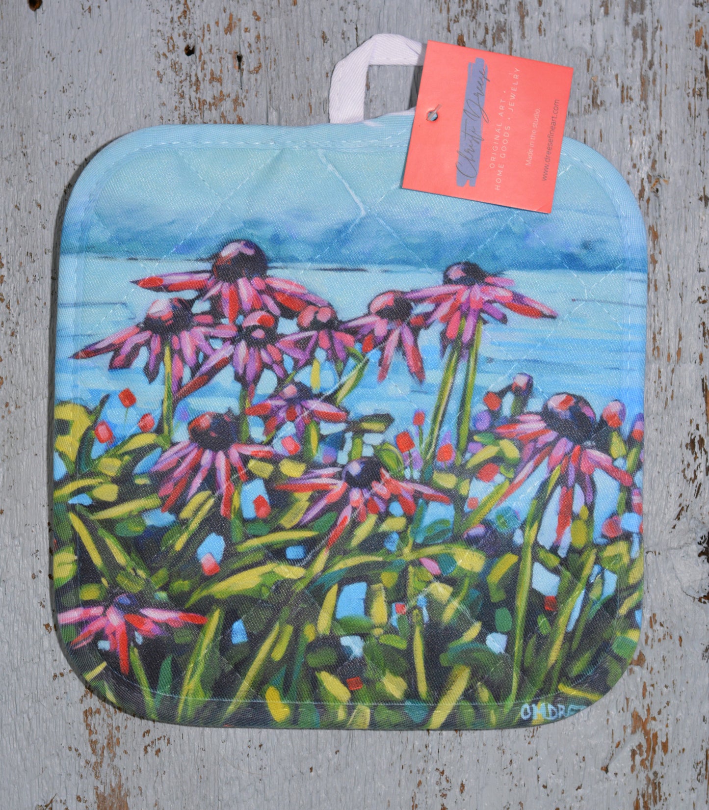 Potholder: Natures Secret. Artist Christi Dreese