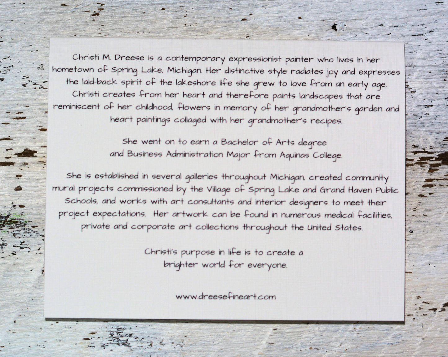 Notecard - Pentwater Lighthouse