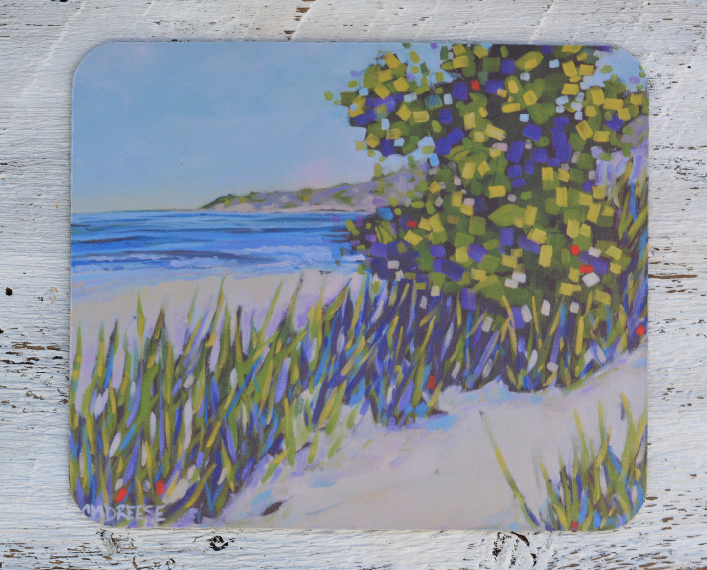 Mousepad: Live by the Currents. Lake. Water.