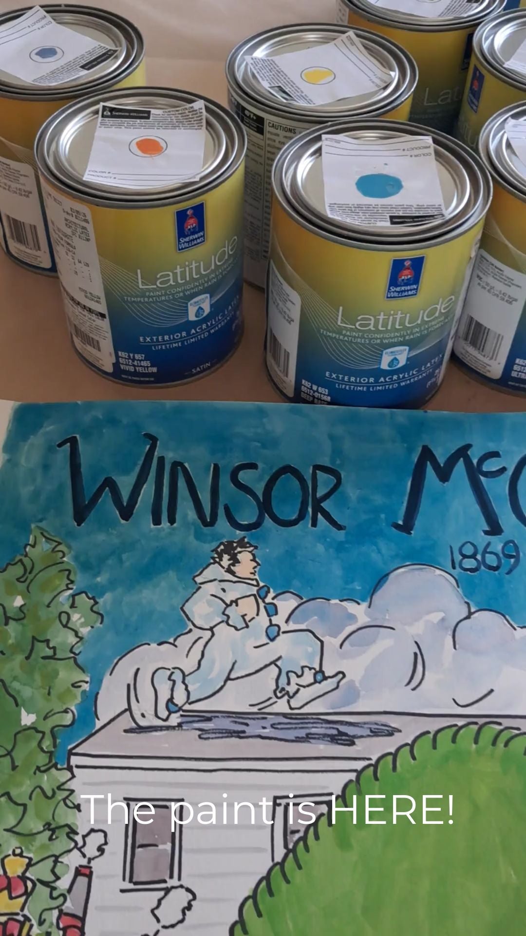 Starting a Mural on Aluminum Panels | Michigan Mural Artist Process