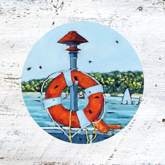 Rubber Grip Jar Opener -Sailing Through the Summer Along the Eastern Shoreline