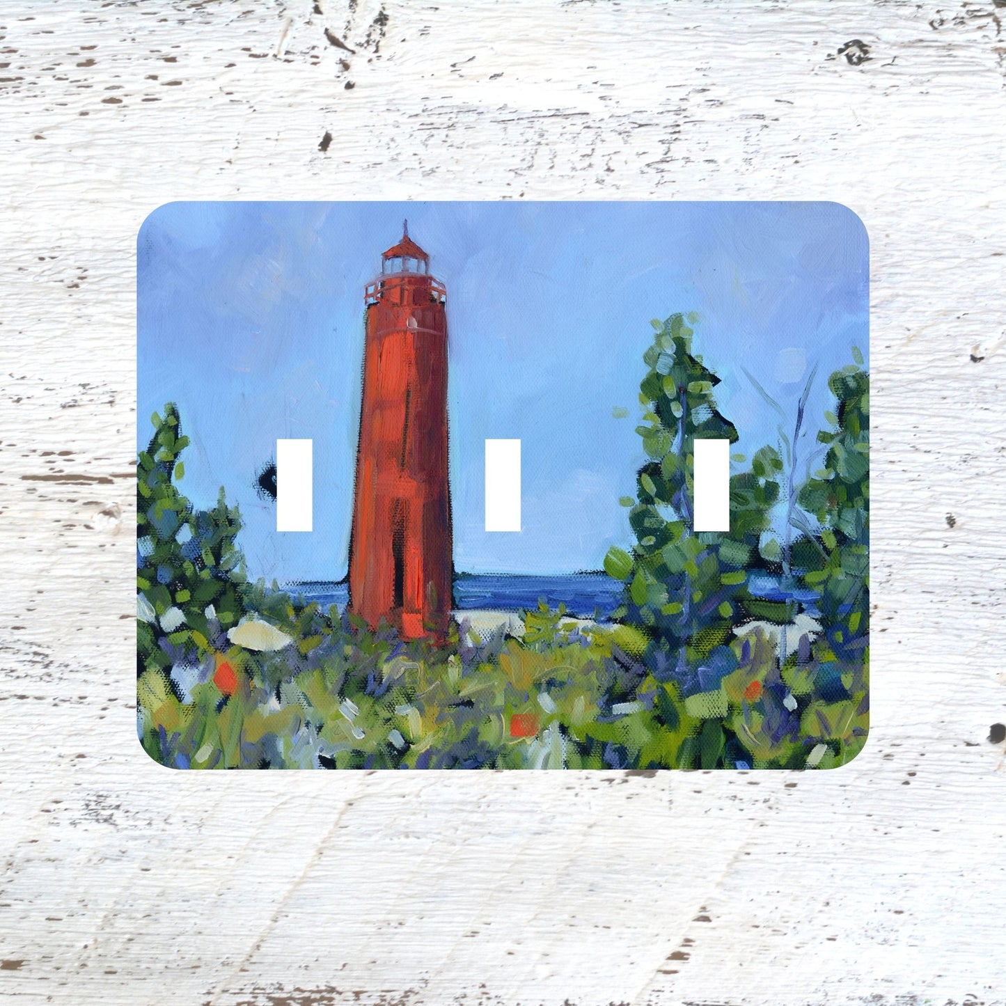 Switch Plates: "Little Sable Lighthouse" Silver Lake Mears Michigan