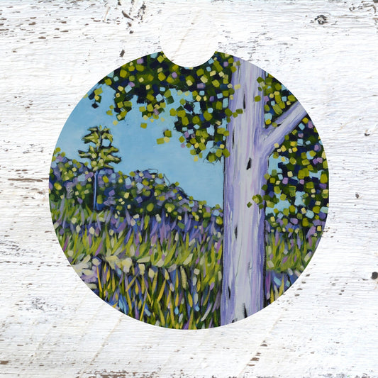 Car Coaster:  There is Beauty in Simplicity. Artist Christi Dreese