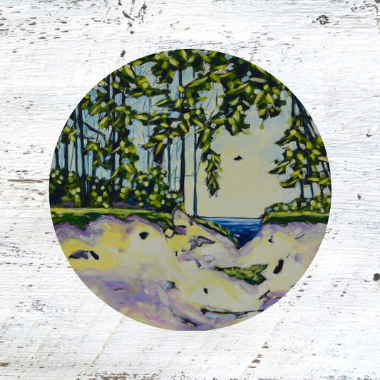 Rubber Grip Jar Opener - Lead Me to the Lake. Beach