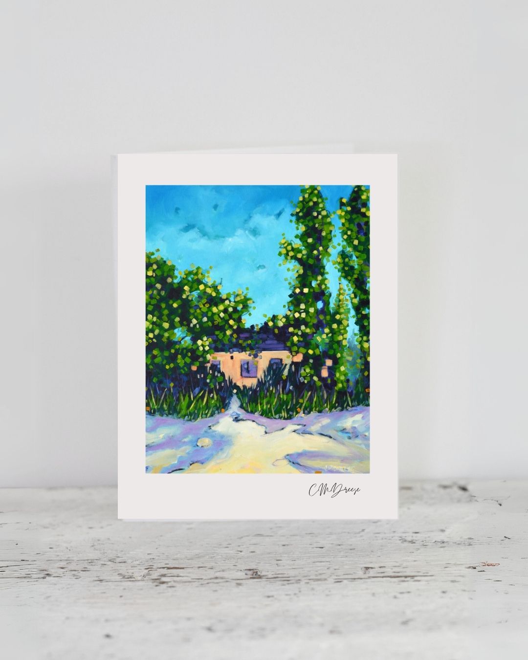 Notecard - Paths Along the Shoreline