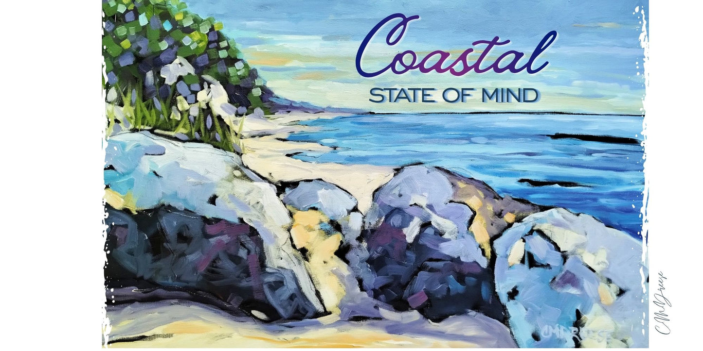 Coastal State of Mind Drinkware – Ceramic Mugs & Stainless Steel Tumblers