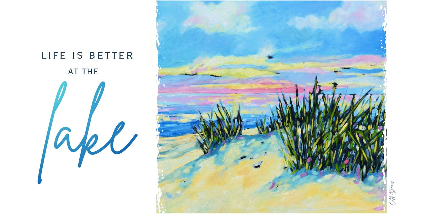Life is Better At the Lake Drinkware – Ceramic Mugs & Stainless Steel Tumblers| Beach
