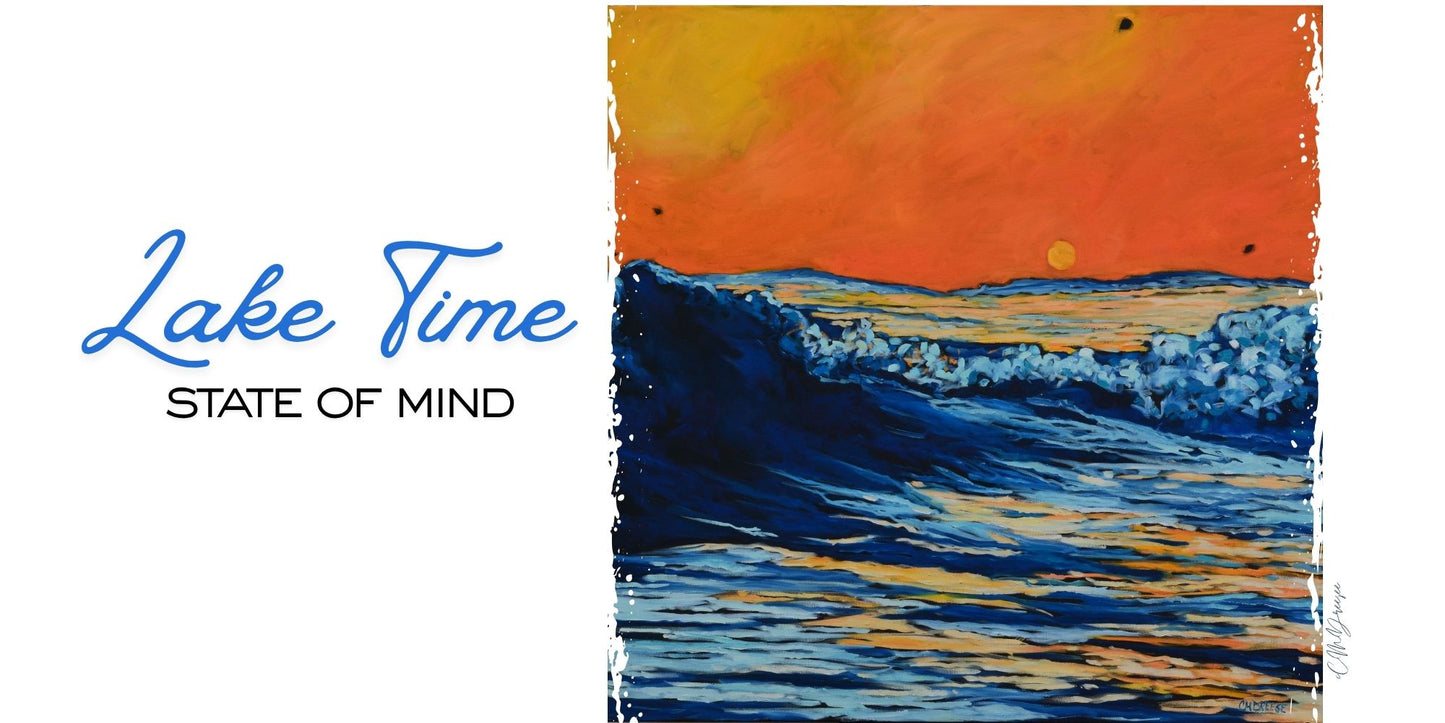 Lake Time State of Mind Drinkware – Ceramic Mugs & Stainless Steel Tumblers| Wave