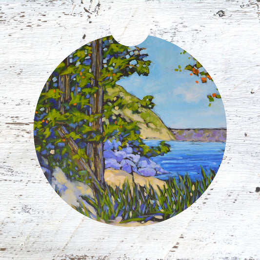 Car Coaster:  A Walk Along the Shoreline. Artist Christi Dreese