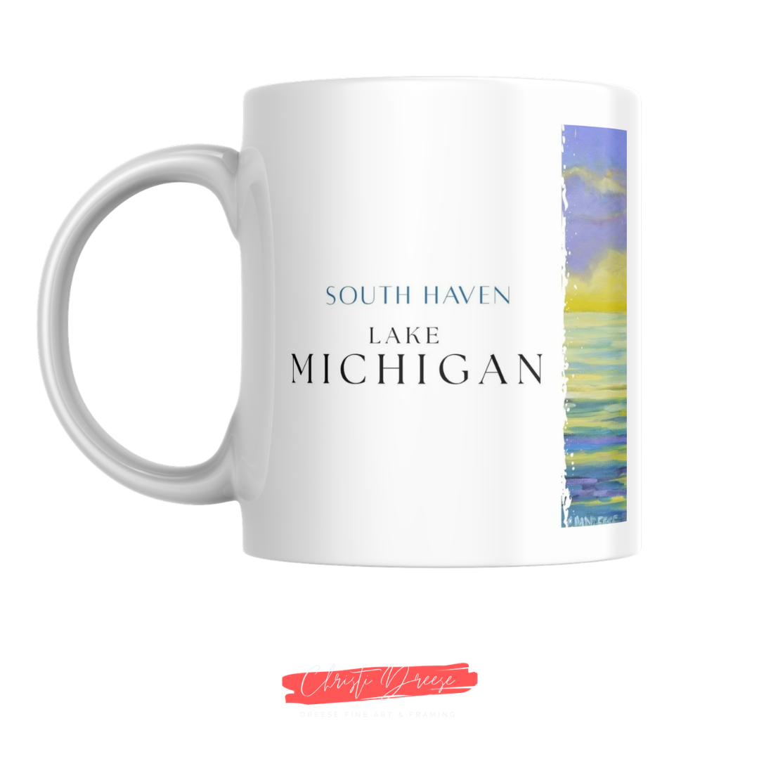 South Haven Lighthouse Drinkware – Ceramic Mugs & Stainless Steel Tumblers