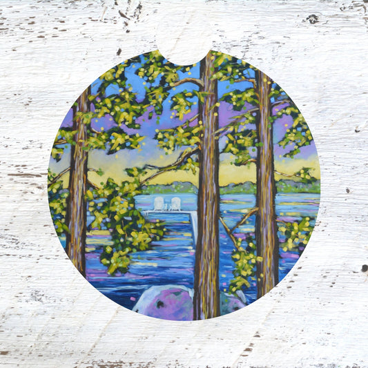 Car Coaster:  Weekend Getaway. Artist Christi Dreese