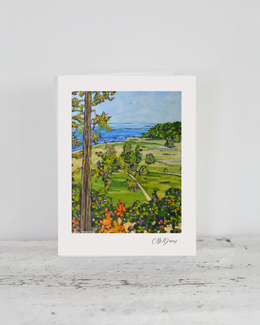 Notecard - On the Bluffs Overlooking Lake Michigan