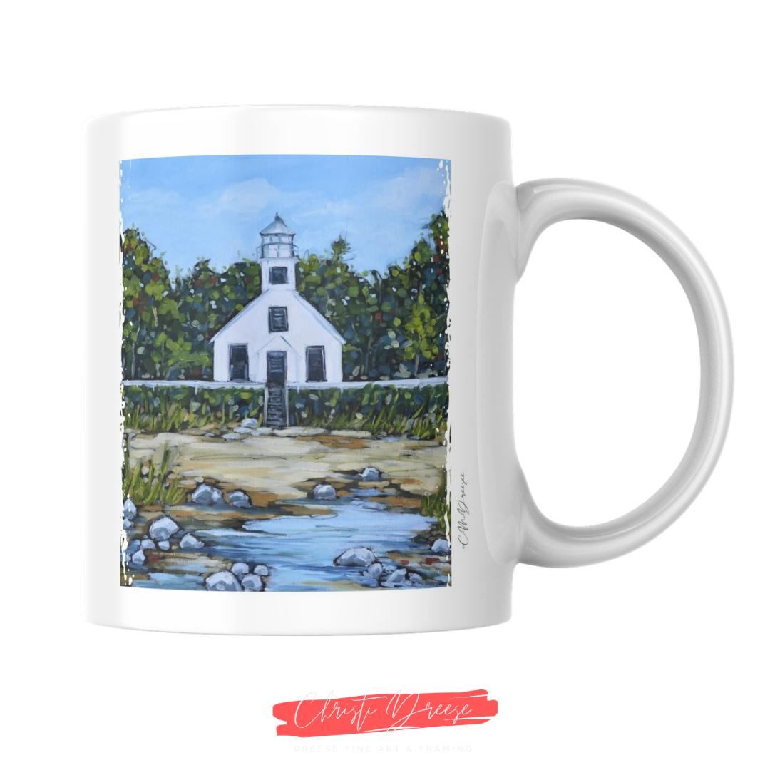 Mission Point Lighthouse Drinkware – Ceramic Mugs & Stainless Steel Tumblers | Traverse City