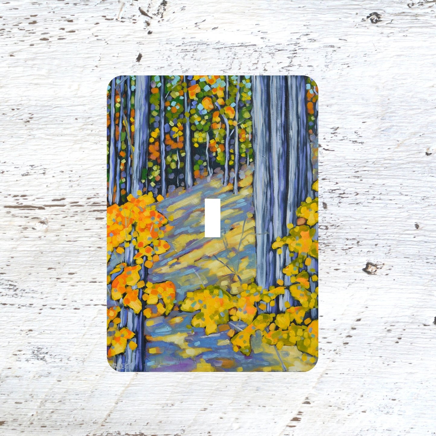 Switch Plates: "Sweet Autumn Days" Sand Dunes Autumn Woods