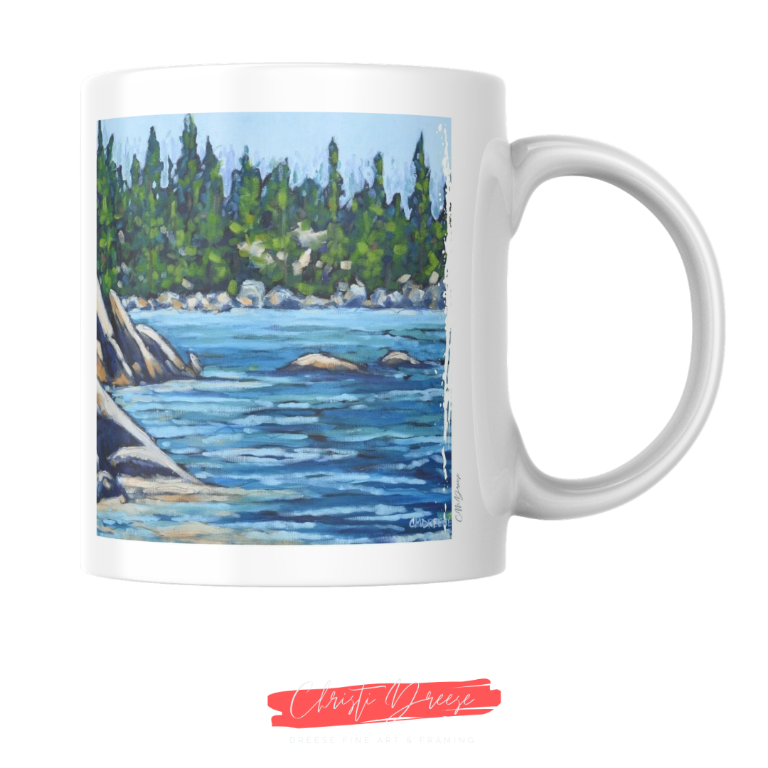 Lost at the Lake Drinkware – Ceramic Mugs & Stainless Steel Tumblers
