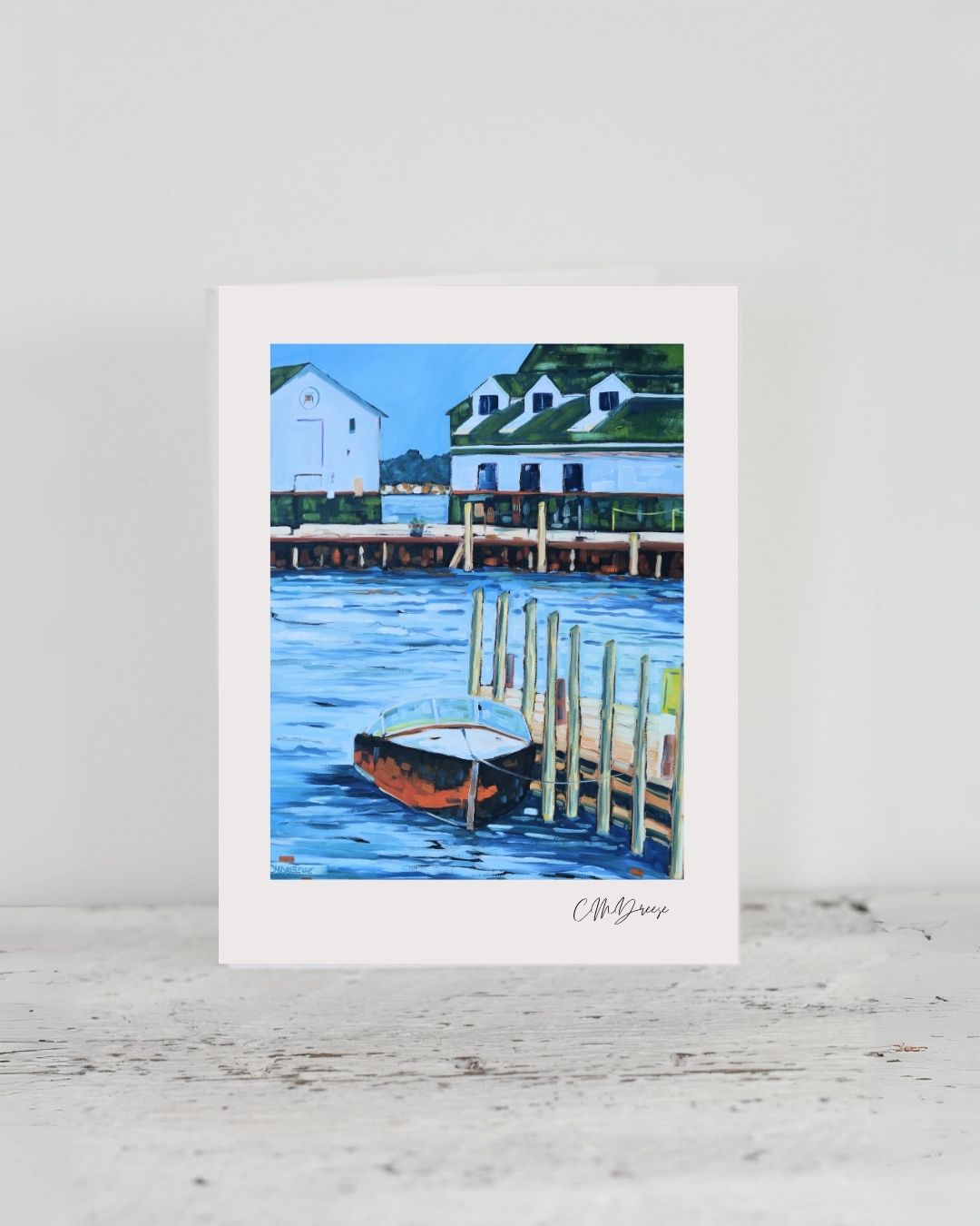 Notecard- Dock Stories on Mackinac Island