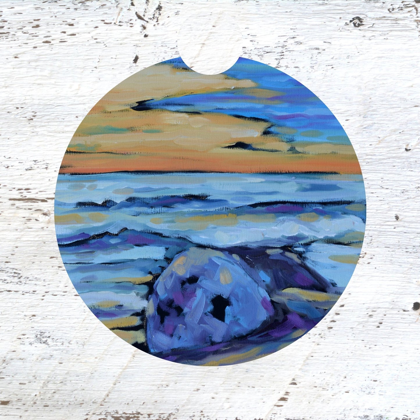 Car Coaster:  Reset at Sunset 2. Artist Christi Dreese