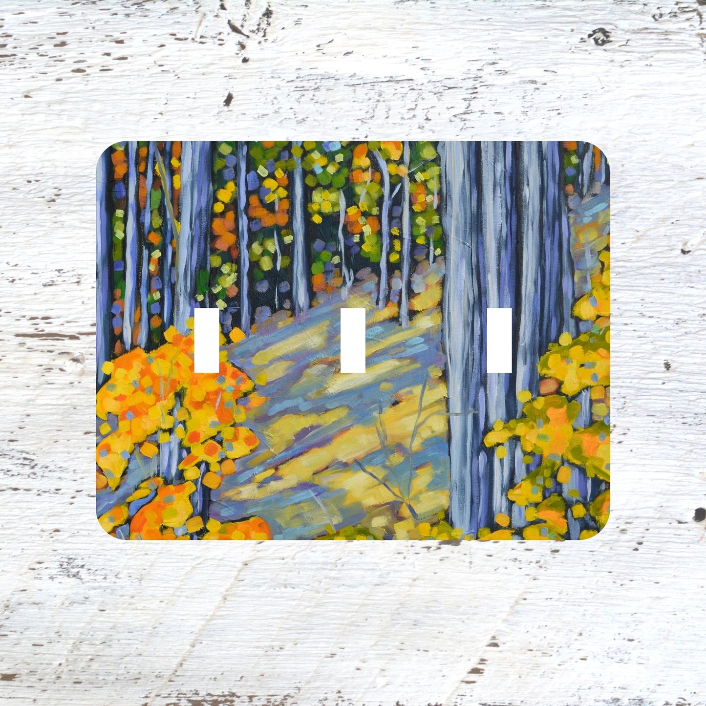 Switch Plates: "Sweet Autumn Days" Sand Dunes Autumn Woods