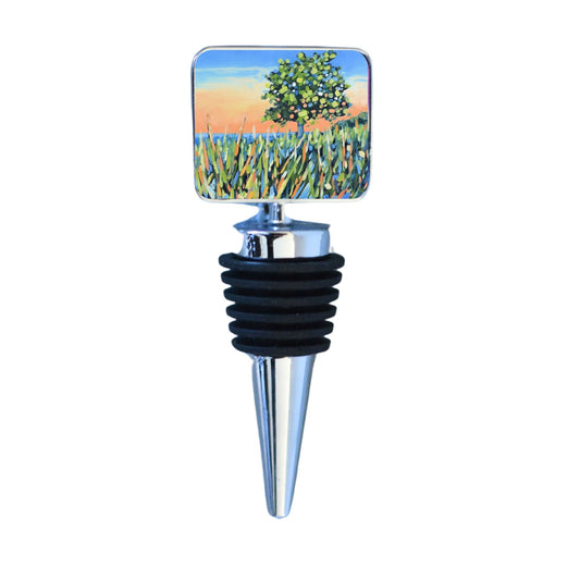 Wine Bottle Stopper: Time To Unwind II
