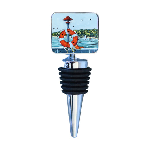 Wine Bottle Stopper: Sailing Through Summer