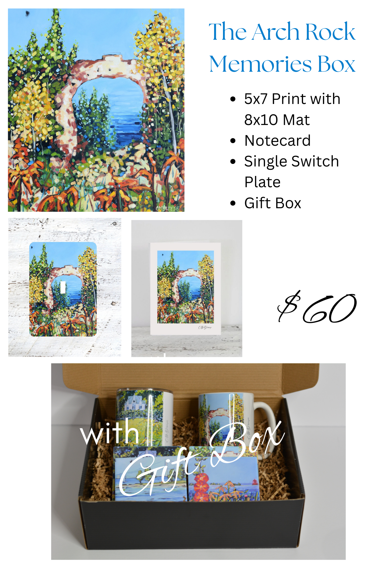 Mackinac Island - Arch Rock Gift Set
