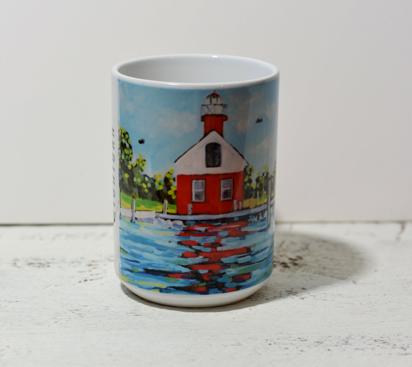 11 oz. and 15 oz Coffee Cup - Saugatuck Lighthouse