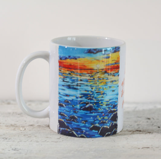 11 oz. and 15 oz Coffee Cup -Summer Sunset