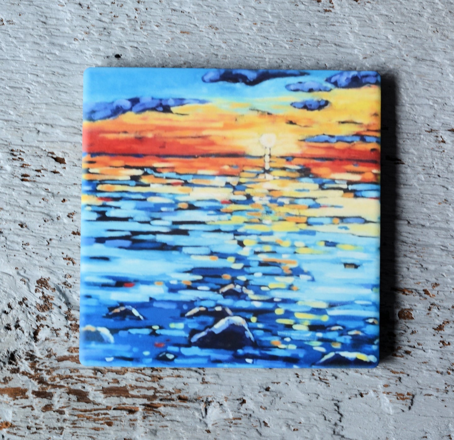 Coaster/ Trivet/ Magnet: Summer Sunset.