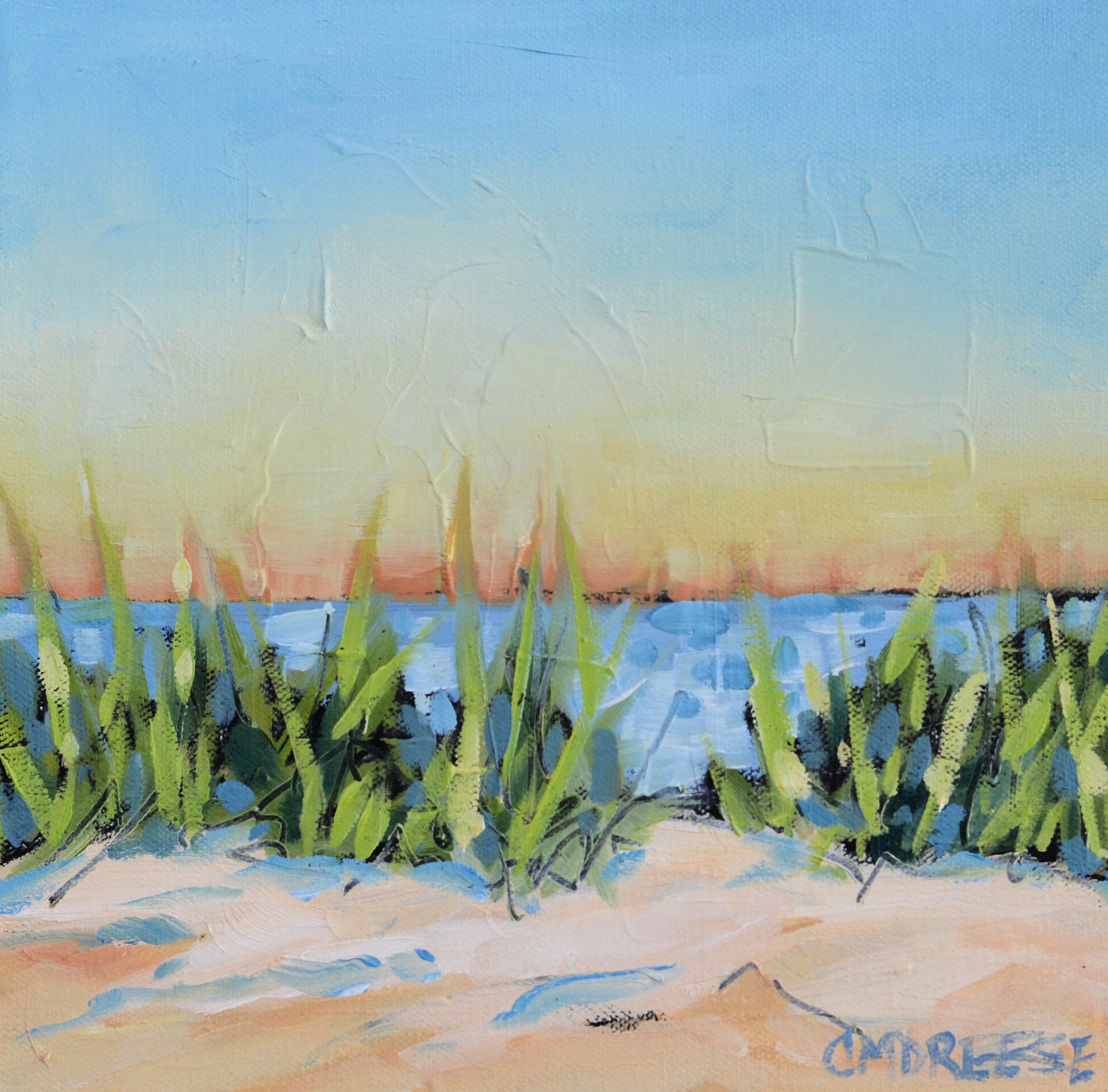 "Horizon Hideaway" Original Oil Painting on Canvas, Artist Christi Dreese