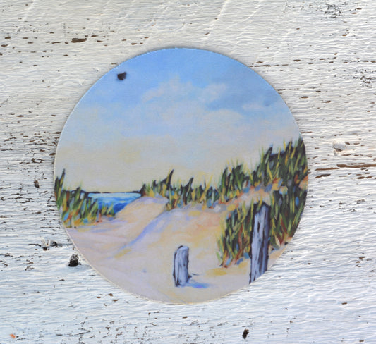 Rubber Grip Jar Opener -Peace at the Lake, Beach, Sand Dunes