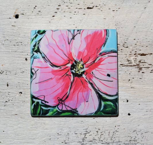 Coaster/ Trivet/ Magnet: Hibiscus