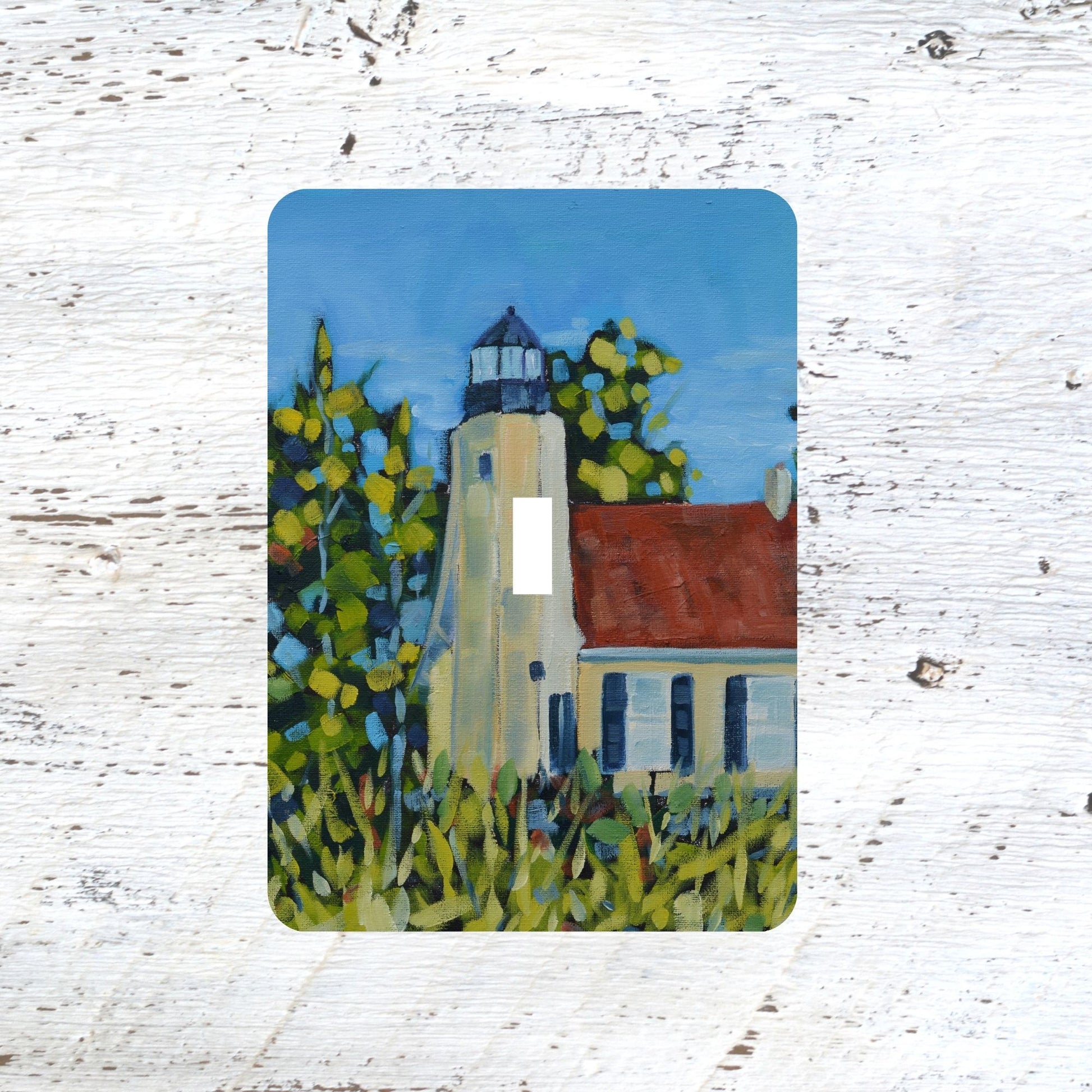 White River, Whitehall Michigan Lighthouse Switch plate