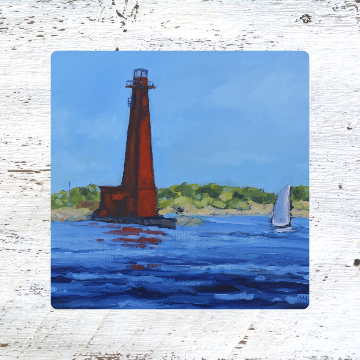 Art Coasters, Trivets & Magnets- Muskegon Lighthouse