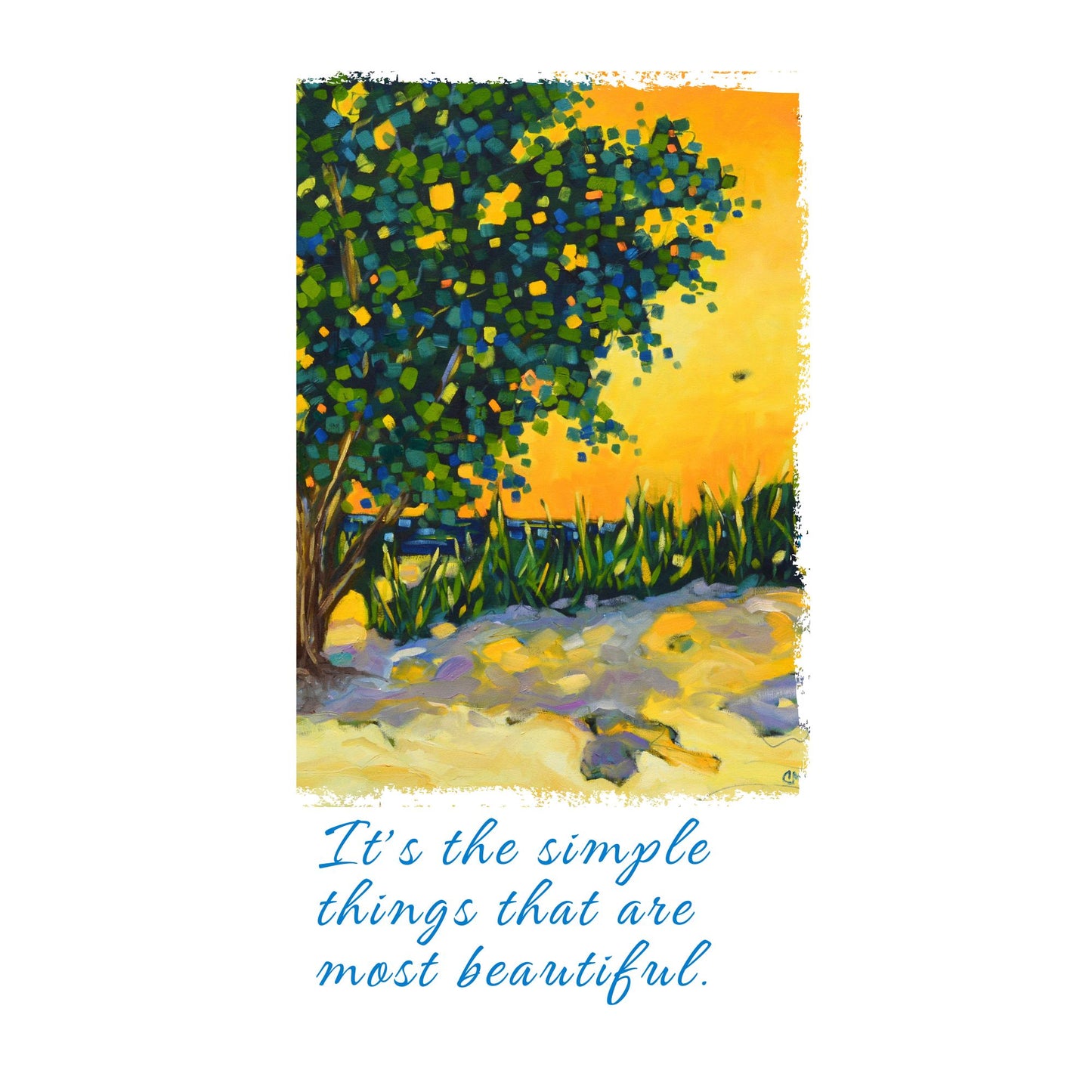 Dish Towel - "It's the Simple Things That Are Most Beautiful"