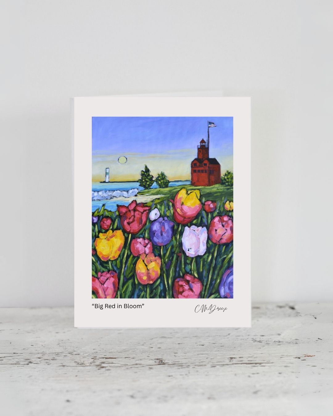 Notecard - Big Red In Bloom