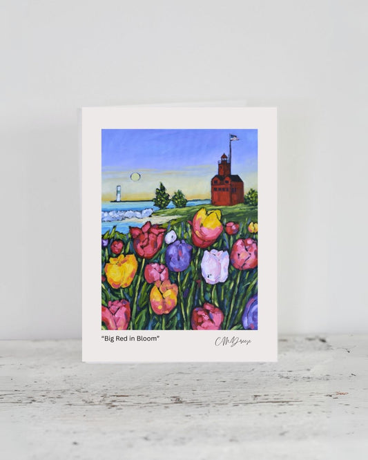 Notecard - Big Red In Bloom