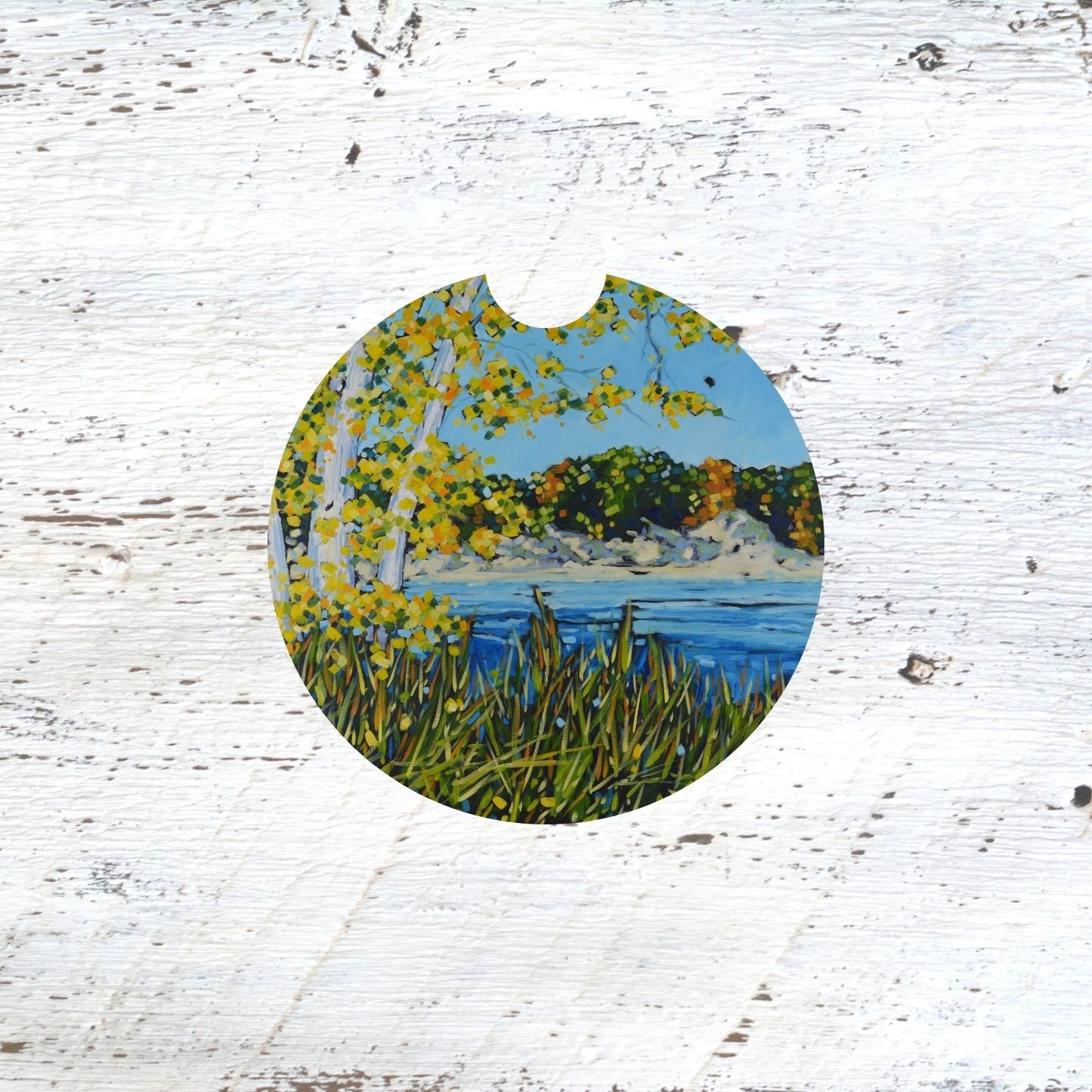 Car Coaster:  The Magic Hour of Autumn. Artist Christi Dreese