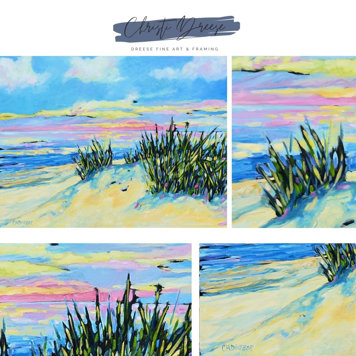 "Where the Lake Meets the Soul" Giclee Print on Paper or Canvas. Michigan Artist Christi Dreese